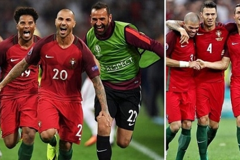 Vào bán kết, ĐT Bồ Đào Nha thiết lập kỷ lục mới tại EURO 2016